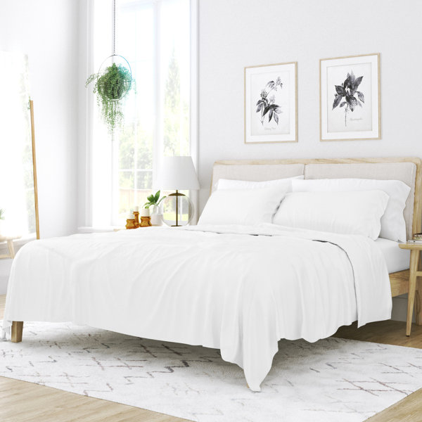 IEnjoy Home Sheet Set Cooling 100 Rayon From Bamboo Silky Soft Bedding
